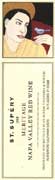 St. Supery Meritage Napa Valley Red Wine 1999 Front Label