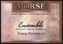 Morse Wines Ensemble Grenache Syrah Mourvedre 2008 Front Label