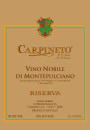 Carpineto Vino Nobile di Montepulciano Riserva 2011 Front Label