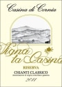 Cascina di Cornia Vigna la Casina Riserva 2011 Front Label