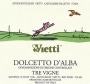 Vietti Dolcetto d'Alba Tre Vigne 2011 Front Label