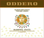Oddero Barbera d'Asti Vinchio 2011 Front Label