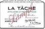 Domaine de la Romanee-Conti La Tache Grand Cru 1996 Front Label