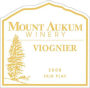 Mount Aukum Winery Viognier 2008 Front Label
