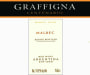 Graffigna Centenario Malbec 2011 Front Label