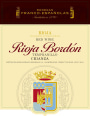 Bodegas Franco-Espanolas Rioja Bordon Crianza 2011 Front Label