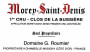Domaine Georges & Christophe Roumier Morey-Saint-Denis Clos de la Bussiere Premier Cru 2011 Front Label