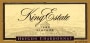 King Estate Chardonnay 1996 Front Label