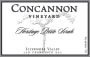 Concannon Heritage Petite Sirah 2004 Front Label