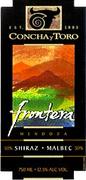 Concha y Toro Frontera Shiraz/Malbec 2000 Front Label