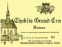 Domaine Francois Raveneau Chablis Valmur Grand Cru 2011 Front Label