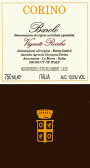 Renato Corino Barolo Vigneto Rocche dell'Annunziata 2011 Front Label