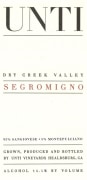 Unti Segromigno Red Blend 2009 Front Label