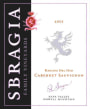 Sbragia Rancho del Oso Cabernet Sauvignon 2001  Front Label