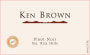 Ken Brown Sta Rita Hills Pinot Noir 2011  Front Label