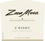 Zaca Mesa Z Blanc White 2014 Front Label