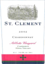St. Clement Carneros Abbott's Vineyard Chardonnay 2002 Front Label