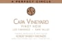 Robert Sinskey Capa Vineyards Pinot Noir 2013 Front Label