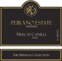 Peirano Estate The Heritage Collection Muscat Canelli 2011  Front Label
