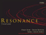 Resonance Pinot Noir 2006 Front Label