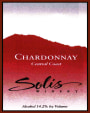 Solis Winery Chardonnay 2016  Front Label