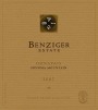 Benziger Oonapias Red 2007 Front Label