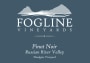 Fogline Vineyards Floodgate Vineyard Pinot Noir 2013  Front Label