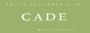 CADE Estate Sauvignon Blanc 2013 Front Label
