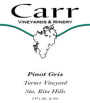 Carr Vineyards & Winery Turner Vineyard Pinot Gris 2010 Front Label