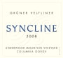 Syncline Underwood Mountain Vineyard Gruner Veltliner 2008 Front Label