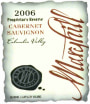 Maryhill Proprietor's Reserve Cabernet Sauvignon 2006 Front Label