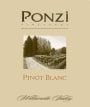 Ponzi Pinot Blanc 2006 Front Label