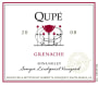 Qupe Sawyer Lindquist Vineyard Grenache 2008 Front Label