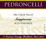 Pedroncelli Alto Vineyard Sangiovese 2008  Front Label