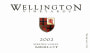 Wellington Vineyards Merlot 2002 Front Label