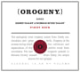 Orogeny Vineyards Pinot Noir 2009  Front Label