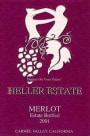 Heller Estate Merlot 2001  Front Label