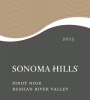 Sonoma Hills Pinot Noir 2013 Front Label