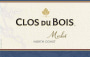 Clos du Bois North Coast Merlot 2008  Front Label