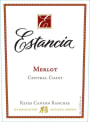 Estancia Keyes Canyon Ranches Merlot 2012 Front Label