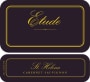 Etude St Helena Cabernet Sauvignon 2009 Front Label