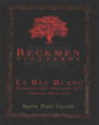 Beckmen Le Bec Blanc 2005 Front Label
