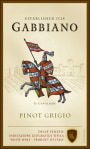 Gabbiano Pinot Grigio 2012 Front Label