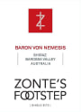 Zonte's Footstep Baron Von Nemesis Shiraz 2012 Front Label