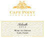 Cape Point Isliedh Sauvignon Blanc 2012 Front Label