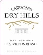 Lawson's Dry Hills Sauvignon Blanc 2012 Front Label