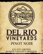 Del Rio Vineyards Pinot Noir 2011 Front Label