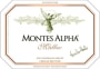Montes Alpha Series Malbec 2012 Front Label