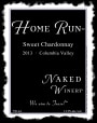 Naked Winery Home Run Sweet Chardonnay 2013 Front Label