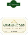 La Chablisienne Chablis Mont de Milieu Premier Cru 2012 Front Label